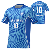 Flight Jersey Warped - Royal Blue